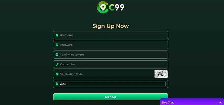Register and Login with a c99 game